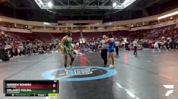 5A 215 lbs Cons. Round 2 - Andrew Romero, Los Lunas vs Orlando Molina, Albuquerque