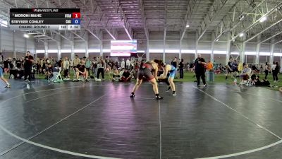 215 lbs Champ. Round 2 - Moroni Mahe, Utah vs Stryker Conley, California