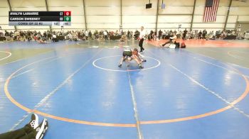 85 lbs Consi Of 32 #2 - Avalyn Lamarre, CT vs Carson Sweeney, OH