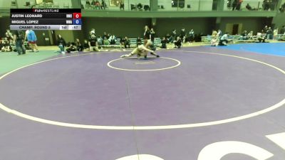 U16 FK - 144 lbs 2nd Place Match - Justin Leonard, Hillsboro Mat Club vs Miguel Lopez, Whatcom Wrestling Academy