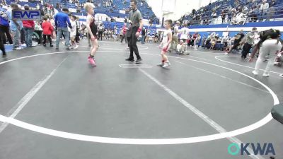 70 lbs Rr Rnd 4 - Clay Blankenship, Mustang Bronco Wrestling Club vs Jaxon Huffman, Team Tulsa Wrestling Club