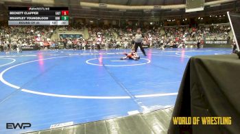 55 lbs Round Of 32 - Beckett Clapper, East Pennsboro Elementary vs Brantley Youngblood, RAW Wrestling Club