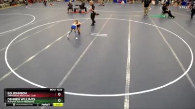 Cons. Round 2 - Bo Johnson, Zimmerman Wrestling Club vs Dennen Williams, Wayzata Youth Wrestling