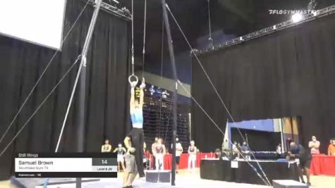 Samuel Brown - Still Rings, Southlake Gym TX - 2021 USA Gymnastics Development Program National Championships