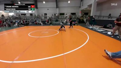 90 lbs Cons. Round 3 - Thane Abaroa, Cardinal Wrestling Club vs Noah Silva, Team Xtreme Wrestling