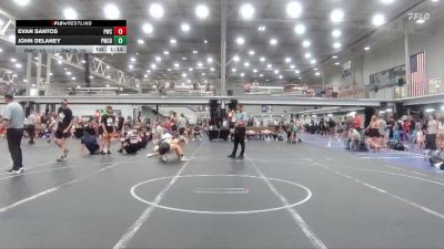 150 lbs Round 5 (8 Team) - John Delaney, Prime WC Black vs Evan Santos, Pirates WC