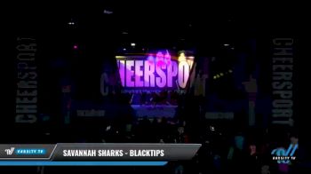 Savannah Sharks - Blacktips [2021 L2 Junior - Small - B Day 1] 2021 CHEERSPORT National Cheerleading Championship