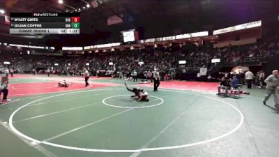 134 lbs Champ. Round 1 - Wyatt Girts, OCGA vs Julian Coffee, Unattached