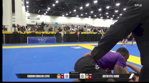 Justin Kyle Hume vs Chisom Egbulem Lever 2025 World IBJJF Jiu-Jitsu No-Gi Championship