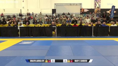 Mary E Sanders vs Jonalyn Labrica Dye 2024 World IBJJF Jiu-Jitsu No-Gi Championship