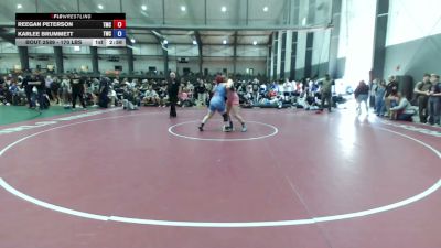 170 lbs Cons. Sub-semis - Reegan Peterson, Toledo Mat Club vs Karlee Brummett, Toro World Club
