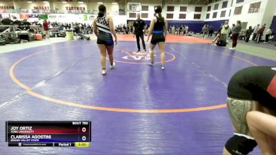 160 lbs Cons. Round 4 - Joy Ortiz, York University vs Clarissa Agostini, Grand Valley State