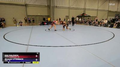 115 lbs Placement Matches (16 Team) - Ana Malovich, Pennsylvania Blue vs Reanah Utterback, Iowa