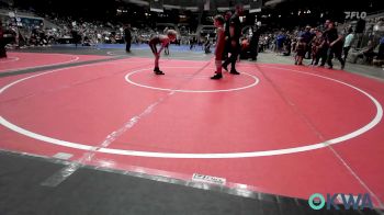 67 lbs Consolation - Hunter Hunsaker, Collinsville Cardinal Youth Wrestling vs JAck Kilgore, Eufaula Ironheads Wrestling Club