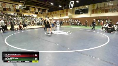 138 lbs Cons. Round 3 - Jack Gregson, San Marino vs Jack Giangrasso, Vacaville