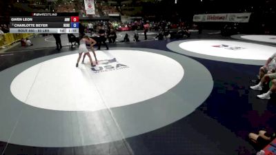 125 lbs 5th Place Match - Gwen Leon, Animal House Wrestling vs Charlotte Beyer, River City High School Wrestling