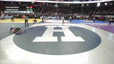 I-110 lbs Champ. Round 2 - Carter Mullen, Fairport vs Sean McDonald, Starpoint