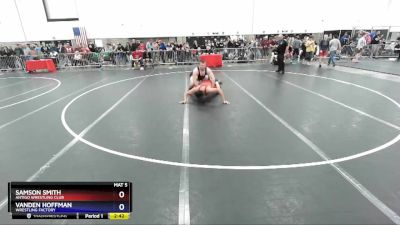 285 lbs Champ. Round 1 - Samson Smith, Antigo Wrestling Club vs Vanden Hoffman, Wrestling Factory