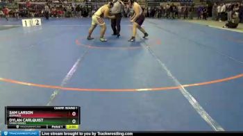 285 lbs Champ. Round 1 - Sam Larson, Bismarck vs Dylan Carlquist, Fargo Davies