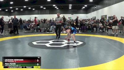 75 lbs Round 4 (6 Team) - Jackson Hermann, Mat Assassins vs Max Frank, Lake Wrestling Club