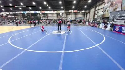 90 lbs Champ. Round 2 - Wylee Caster, Newcastle Fall Guys vs Jarett Comer, Cobbler Kids Wrestling