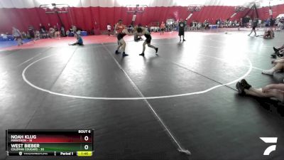 190 lbs Round 1 (16 Team) - Noah Klug, Marathon vs West Bieber, Coleman Cougars