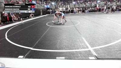 88.6-95 lbs Consi Of 8 #2 - Angelina Schmalz, Pleasant Hill vs Emerson Seaton, CWC Collinsville Wrestling Club