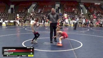 70 lbs Champ. Round 1 - Jace Beaston, Simpson vs Owen Clay, Lighthouse