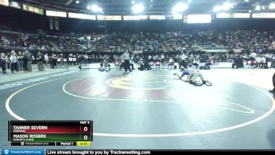 5A 113 lbs Cons. Round 1 - Mason Rogers, Coeur D Alene vs Tanner Severn, Madison