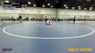 95 lbs Final - Maddex Ewy, OK Elite 14U 2 vs Garrett Williams, Untouchables 14u Purple