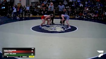 106 lbs Semifinal - Dom Prosperi, Canton South vs Owen Nelson, Cvca