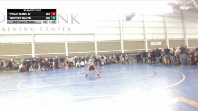 57 lbs 1st Place Match - Bentley Baker, Ravage Wrestling Club vs Philip Maier IV, Montrose Elite Wrestling