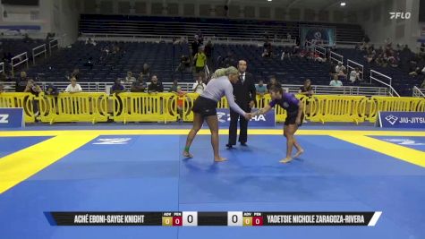 Yadetsie Nichole Zaragoza-Rivera vs Aché Eboni-Sayge Knight 2025 Pan IBJJF Jiu-Jitsu No-Gi Championship