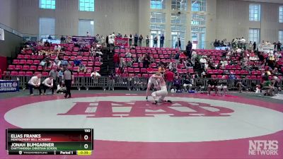 190 lbs 3rd Place Match - Jonah Bumgarner, Chattanooga Christian School vs Elias Franks, Montgomery Bell Academy