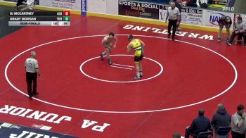 212 lbs Semifinal - Sj McCartney, Kiski Area vs Grady Morgan, Tredyfferin Eastown