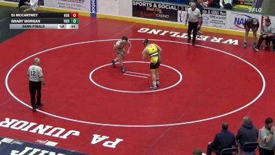 212 lbs Semifinal - Sj McCartney, Kiski Area vs Grady Morgan, Tredyfferin Eastown