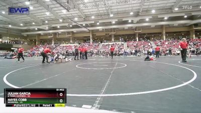 125 lbs Cons. Round 4 - Julian Garcia, U Town Hammers vs Hayes Cobb, Neodesha