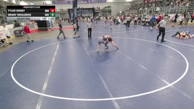 Junior Boys - 100 lbs Champ. Round 3 - Grady Swalberg, Empire vs Tyler Sweet, Red Wave Wrestling