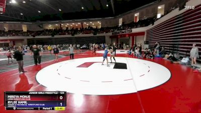 125 lbs Cons. Semi - Mireya Monje, Lions Wrestling Club vs Rylee Hamil, Tough N Technical Wrestling Club (TNTWC)