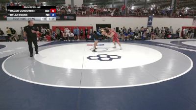 74 kg Champ. Rd Of 32 - Dagen Condomitti, SKWC-RTC vs Dylan Evans, Pittsburgh Wrestling Club