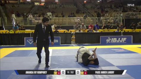Paige Amber Landry vs Amanda Fay Humphrey 2025 Pan Jiu Jitsu IBJJF Championship
