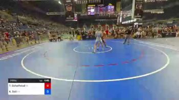 170 lbs Round Of 16 - Toby Schoffstall, Virginia vs Keegan Sell, Ohio