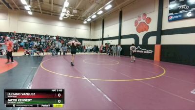 190B Round 1 - Jacob Kennedy, Natrona County vs Luciano Vazquez, Worland