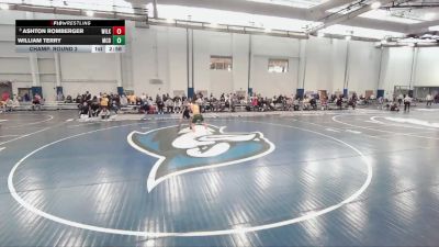 141 lbs Champ. Round 2 - Ashton Romberger, Wilkes vs William Terry, McDaniel