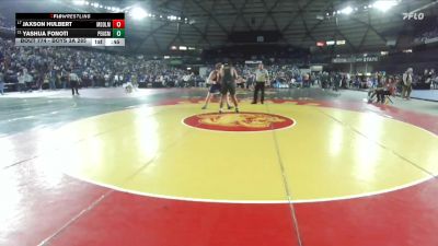 Boys 3A 285 lbs Cons. Round 4 - Jaxson Hulbert, Meadowdale vs Yashua Fonoti, Peninsula