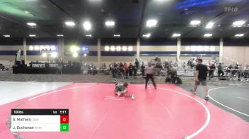 106 lbs Semifinal - Gavin Matheis, Coral Shores vs Josiah Buchanan, Mlwc