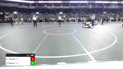 163 lbs Round Of 16 - Oren Russell, Live Oak Wrestling Club vs Caedon Nelson, PACE Rockwall Training Center