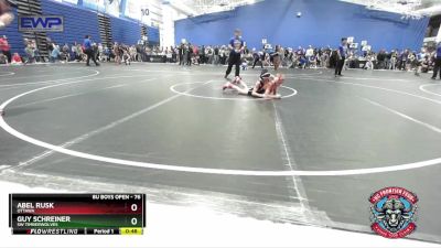 76 lbs Cons. Semi - Abel Rusk, Ottawa vs Guy Schreiner, SW Timberwolves