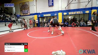 Rr Rnd 1 - Wilson Navas, Henryetta Knights Wrestling Club vs Kelly Wayne Tabor Jr, Berryhill Wrestling Club