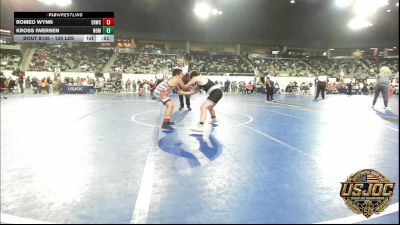 120 lbs Consolation - Romeo Wynn, El Reno Wrestling Club vs Kross Iwersen, Team Nomad